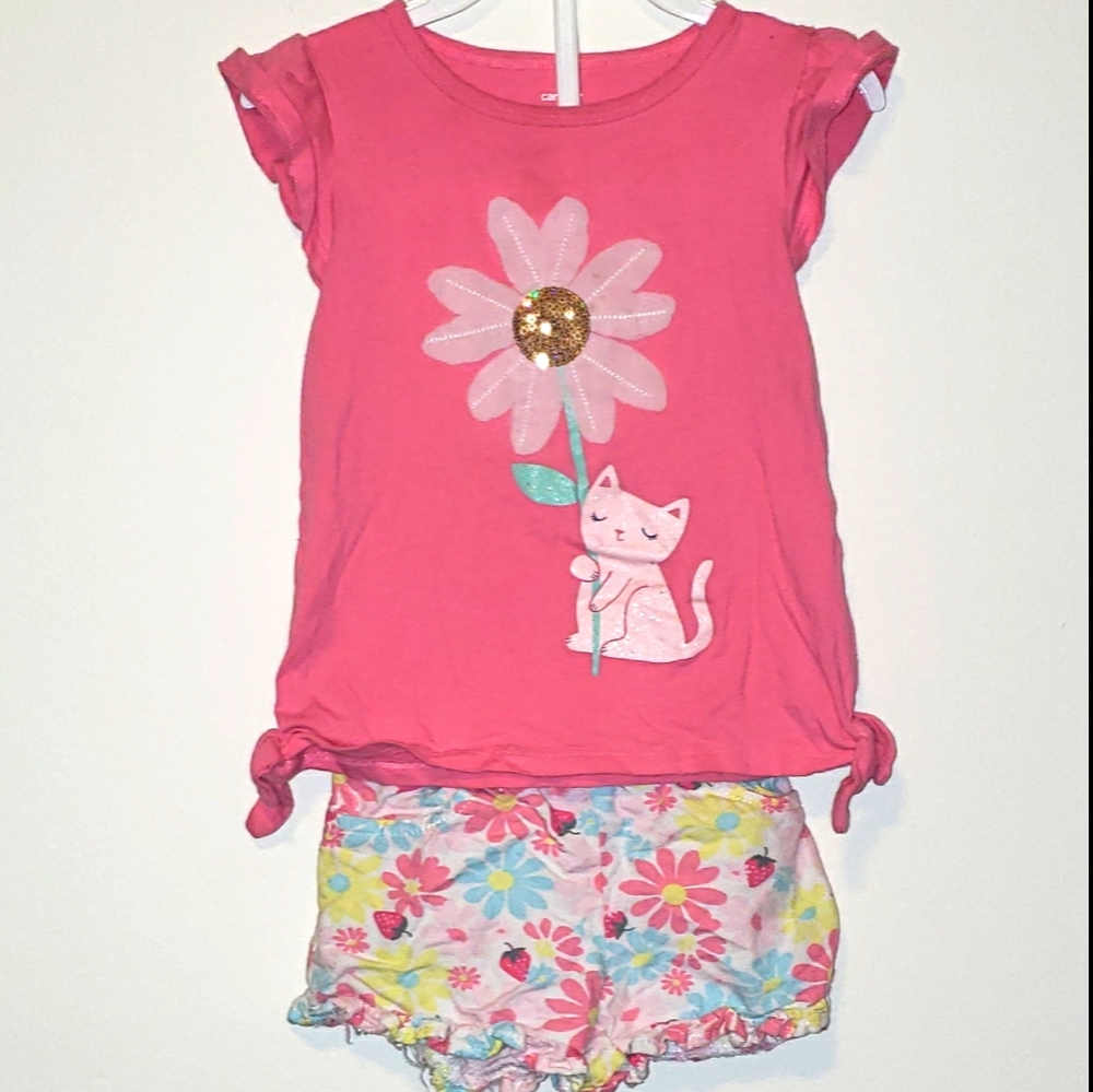 ($1 if bundling) 3T carters Top and Shorts